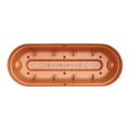 Jardinieră Elho vibia campana trough, 50 cm, terracotta (terra) — imaginea 3