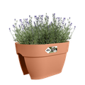 Jardinieră Elho vibia campana flower bridge, 40 cm, terracotta (terra) — imaginea 2