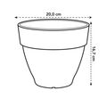 Ghiveci Elho vibia campana round, 20 cm, terracotta (terra) — imaginea 7