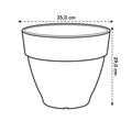 Ghiveci Elho vibia campana round, 35 cm, terracotta (terra) — imaginea 7