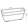 Jardinieră Elho vibia campana terrace trough, 80 cm, antracit (anthracite) — imaginea 7