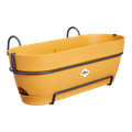 Jardinieră Elho vibia campana trough allin1 honey, 50 cm, galben (yellow) — imaginea 1