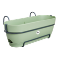 Jardinieră Elho vibia campana trough allin1, 50 cm, verde (pistachio green) — imaginea 1