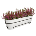Jardinieră Elho vibia campana trough allin1, 70 cm, alb (silky white) — imaginea 2