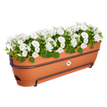 Jardinieră Elho vibia campana trough allin1, 70 cm, terracotta (terra) — imaginea 2