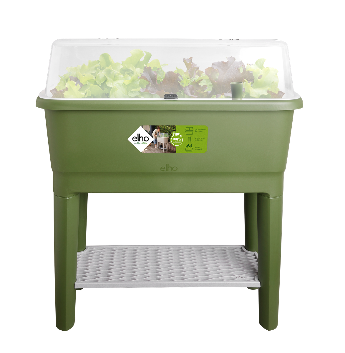 noa grow table moss green elho® Give room to nature