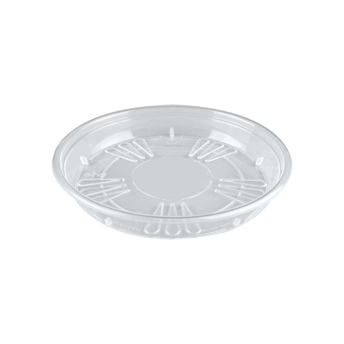 unisaucer round 21cm transparent elho® Give room to nature