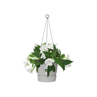 Elho Greenville BRIQUE rotondo per piante ciotola vaso di fiori-riciclabili /& Serbatoio 33cm