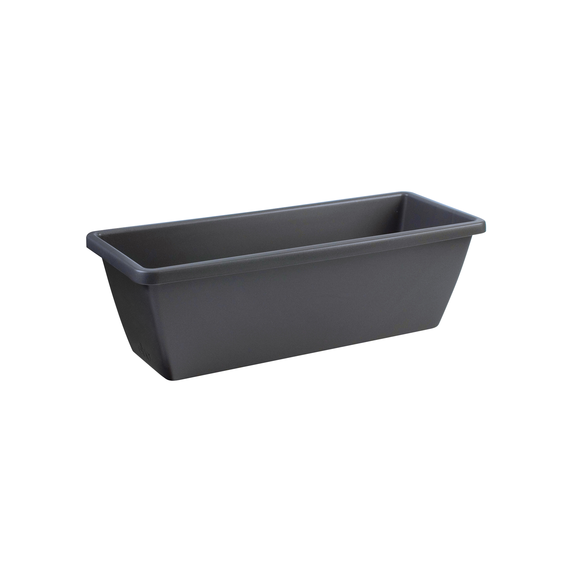 Bloembak, voor balkons, 58 x 50 x18 cm (b x h x d), antraciet, beton-look