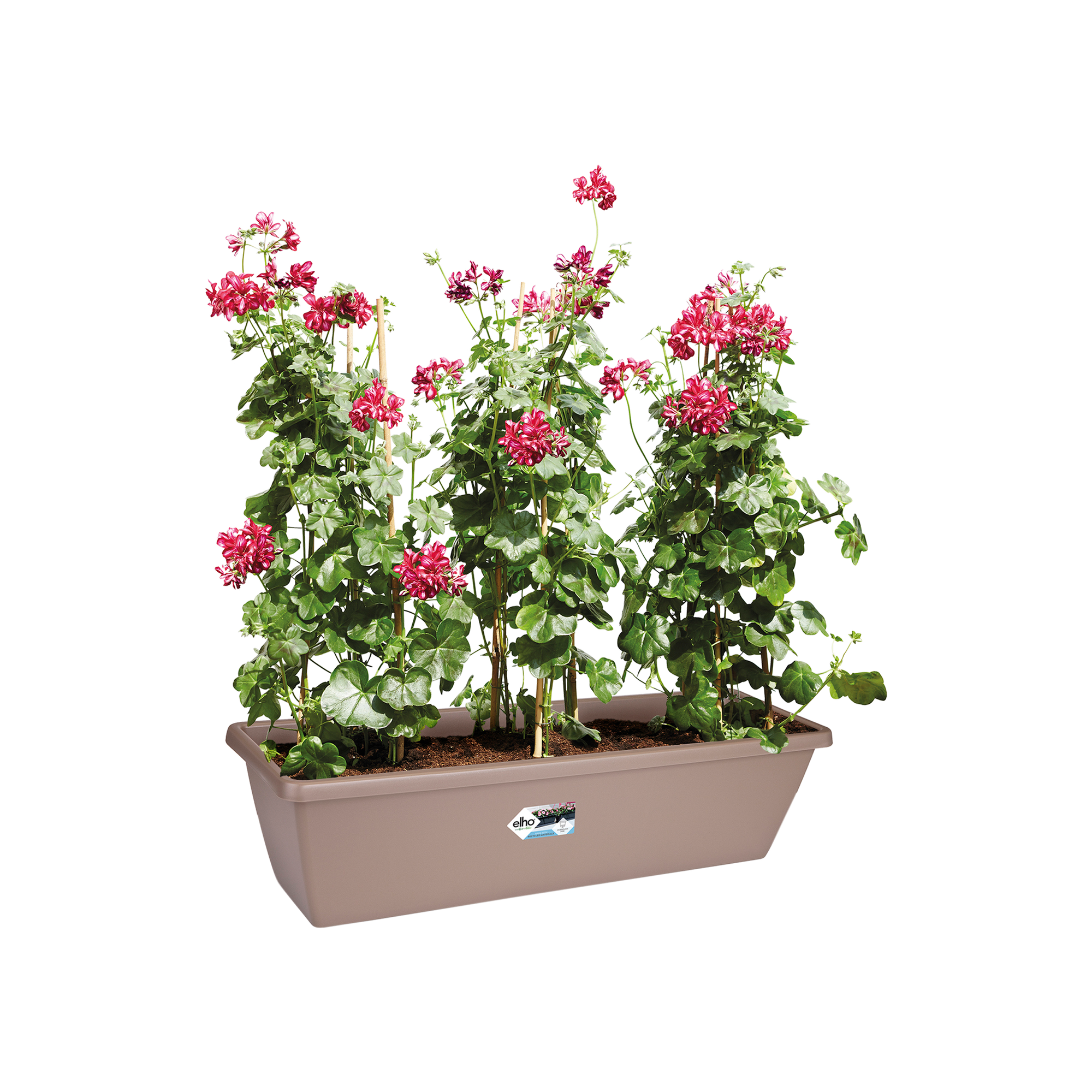 blumenkasten 50 cm lang JARDI 50 Anthrazit  Balkonkasten 50x17x17 cm 8 kg Naturschiefer Schwa   CLIMAQUA