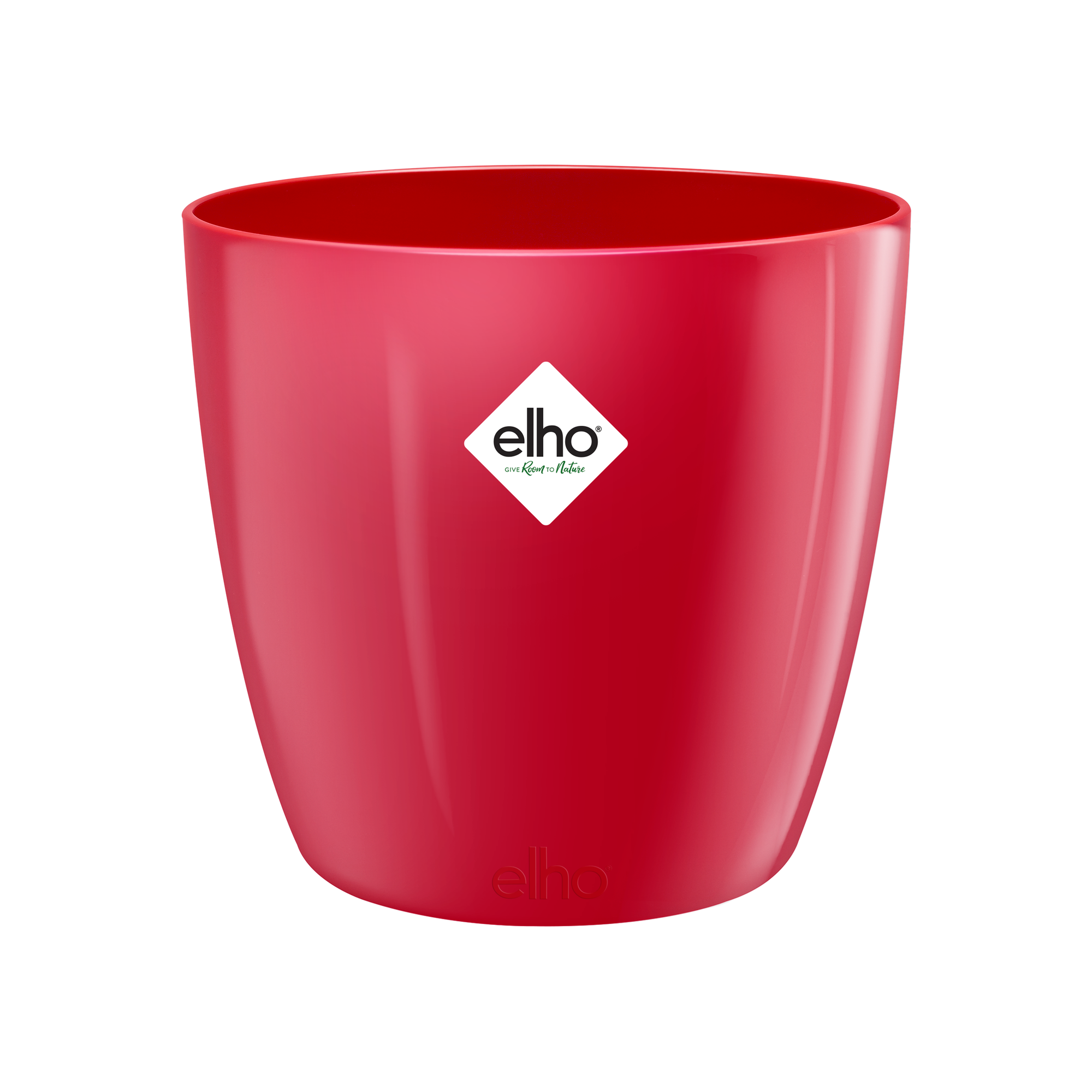 Elho Brussels Diamond Round 18 - Vaso Interni Design Oro/Velluto Gold - Resistente E Riciclato
