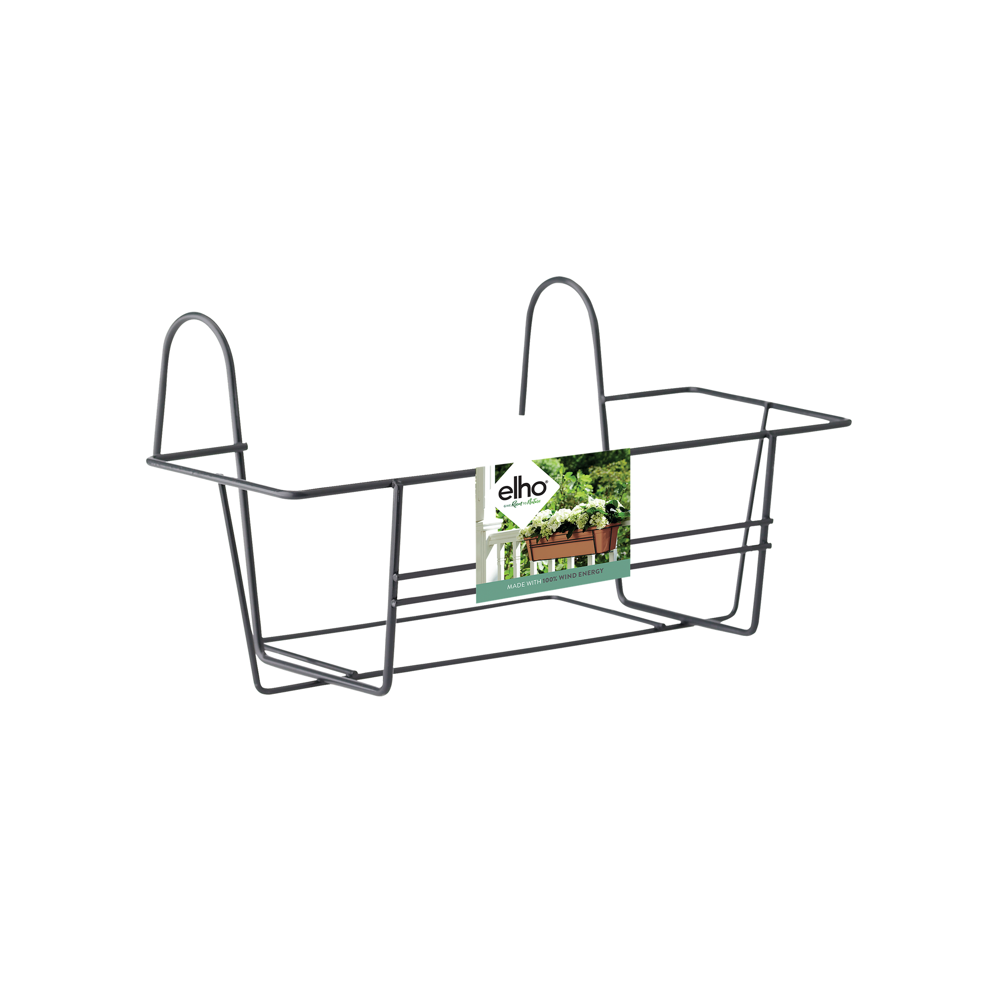 green basics balkonkasten gestell 40cm anthrazit - elho®