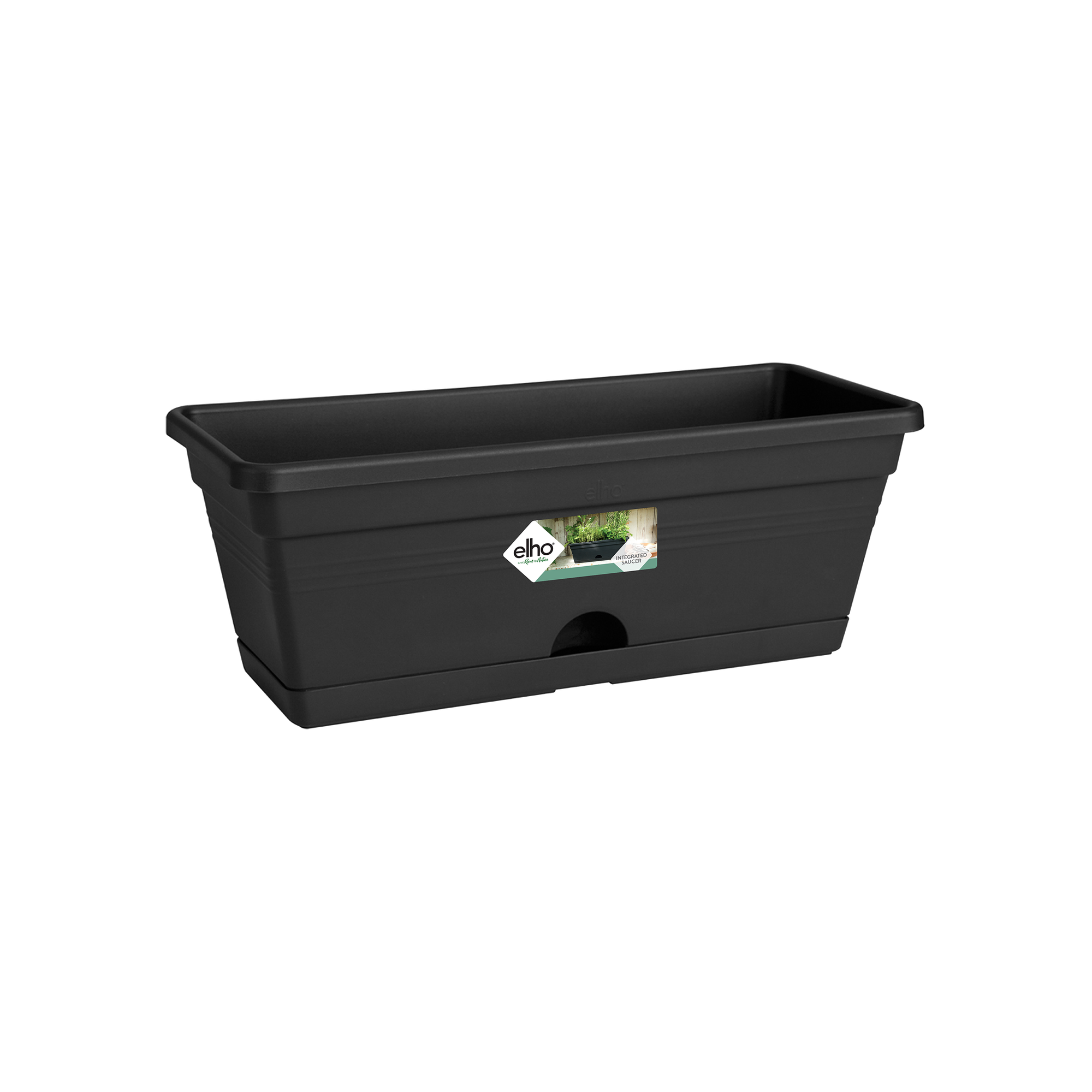 green basics balkonkasten mini 30cm living schwarz - elho - Give room to  nature