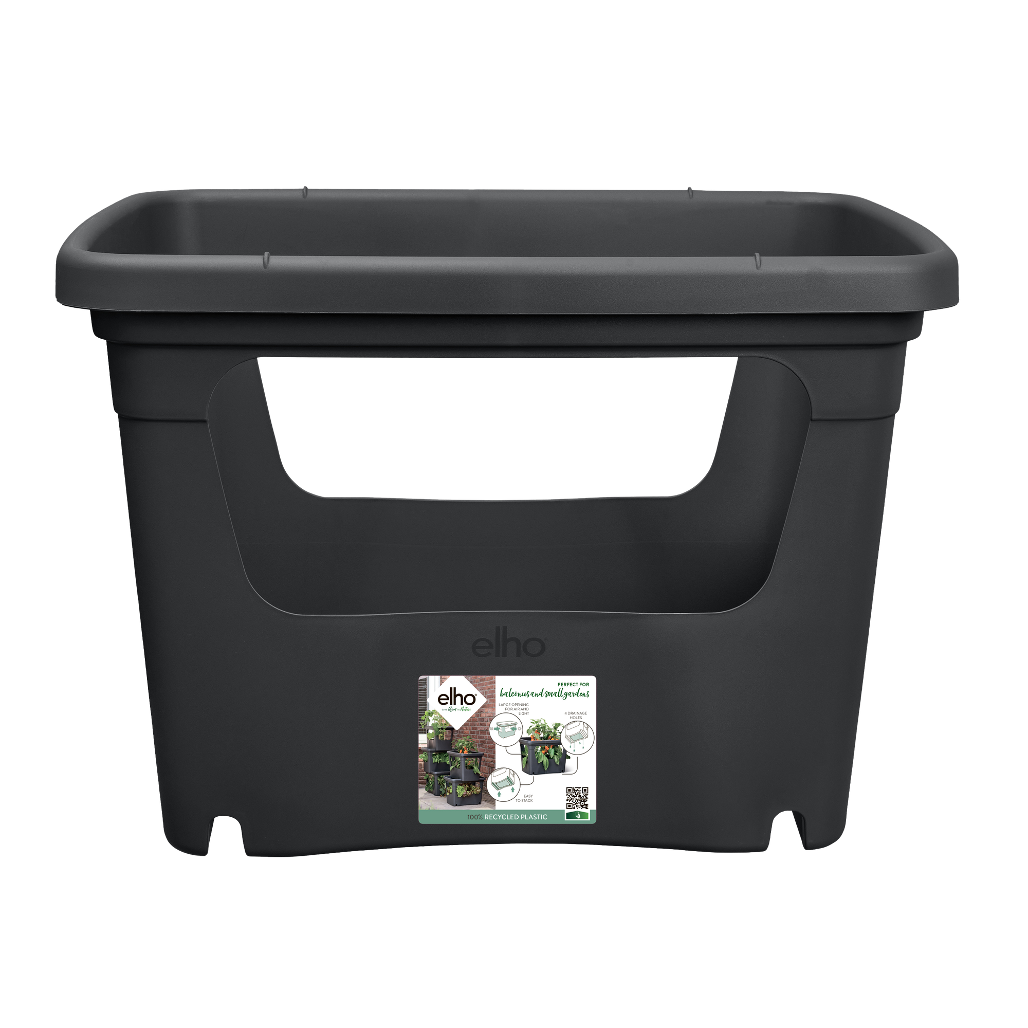 Nito Air Rootblower Super Grow Blumentopf, 8 Liter, Schwarz – Verbesserte Belüftung & Wurzelwachstum