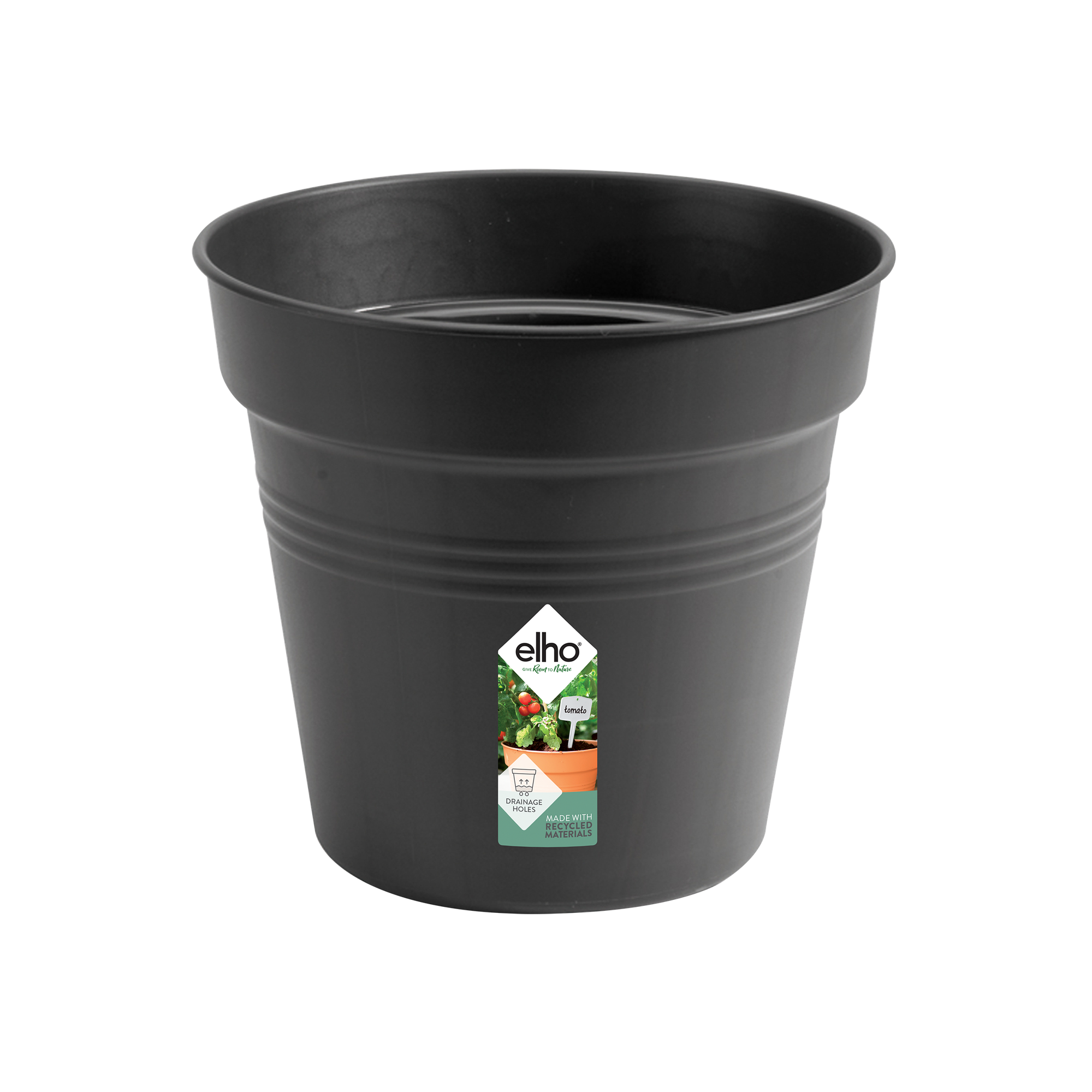 Elho kit du débutant pour pot de culture Green basics rond noir - Pot pour  l'extérieur acheter