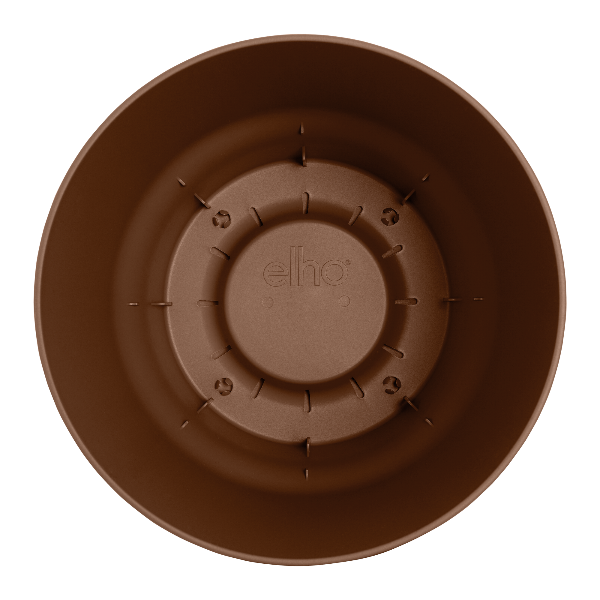 greenville round 14cm ginger brown nature Give elho® to room - 