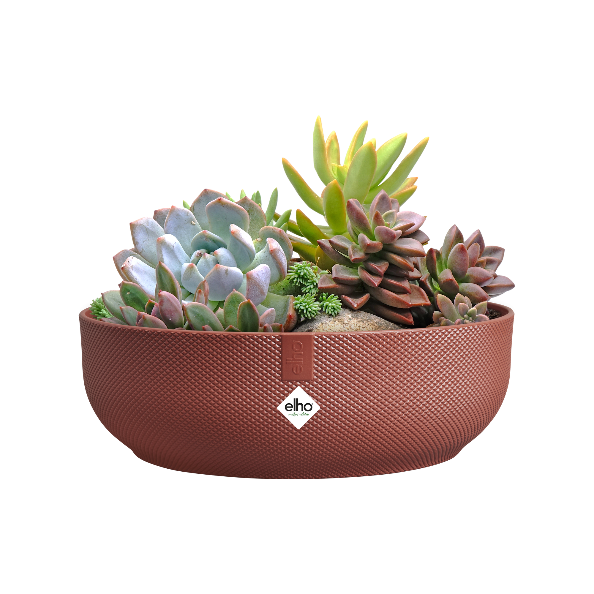 Bloempot Elho Jazz rond 14cm Tuscany Red online kopen