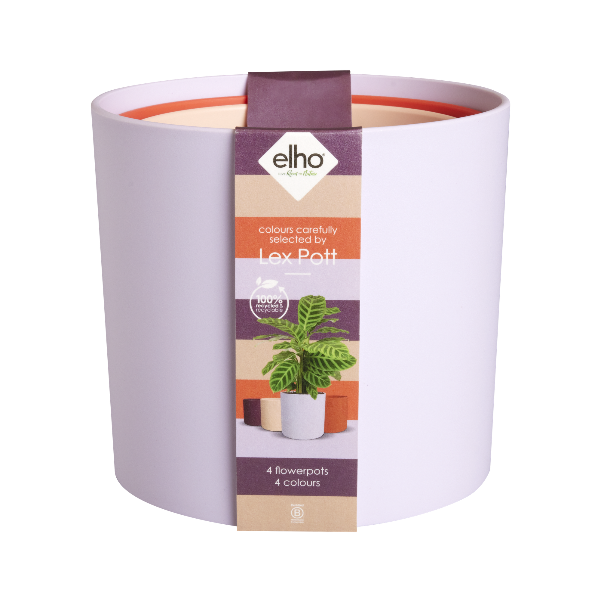 Lexset Png lex pott set 15cm lilla tenue - elho® - Give room to nature