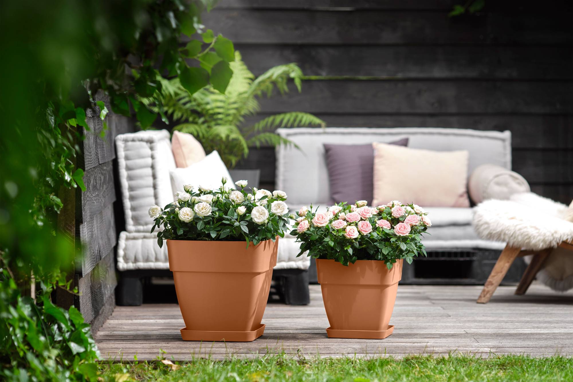 Soucoupe Pour Pot De Fleurs En Terre Cuite - Diamètre 30 Cm - Série Leonardo De Art Plast Nova Vita