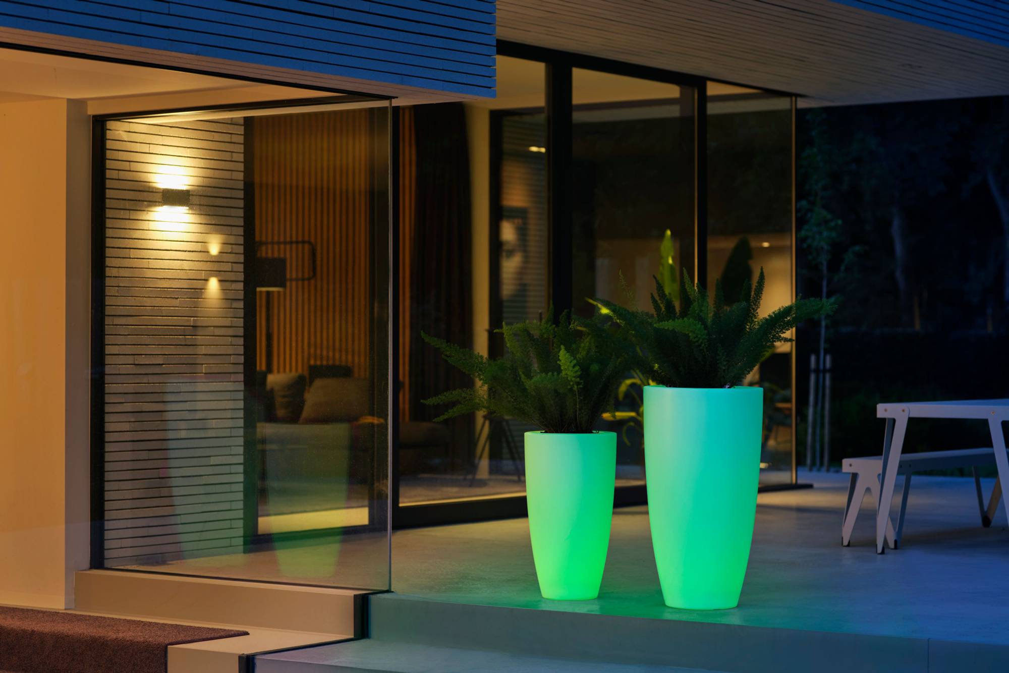 pure soft round high smart LED 50 transparent - elho® - room to nature