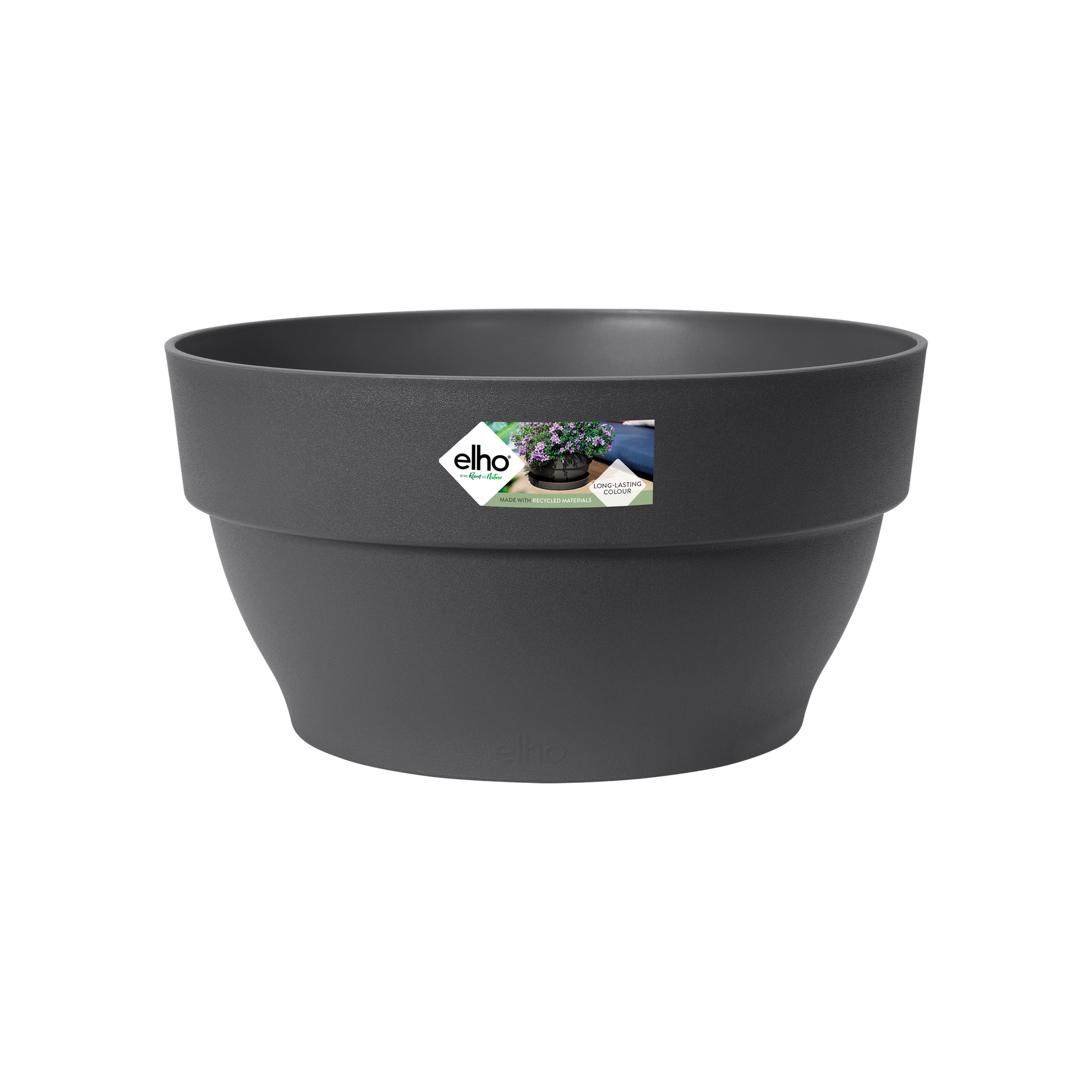 ELHO Pot de fleurs rond Vibia Campana - 20 cm - Blanc - Jardin ELHO Pot de fleurs rond Vibia Campana - 20 cm - Blanc - Jardin