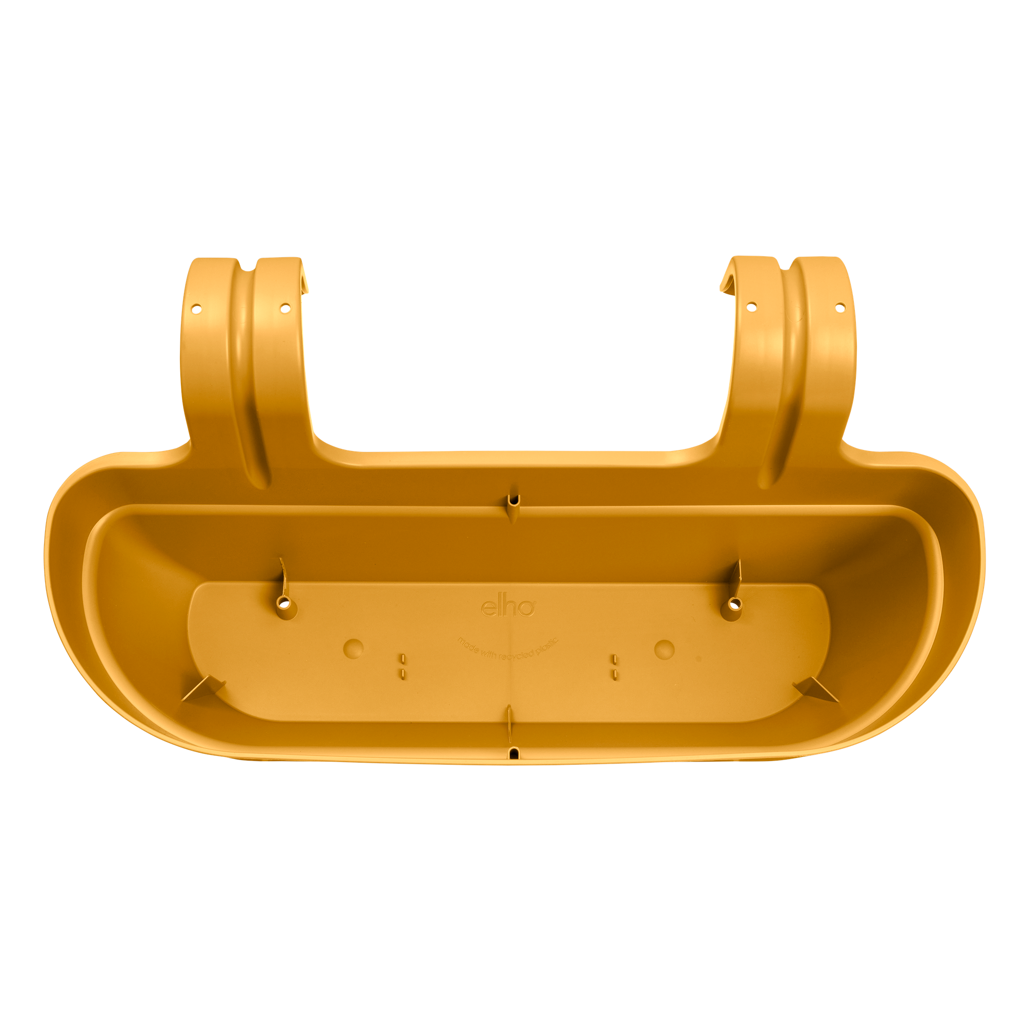 Elho Vibia Campana Easy Hanger M 36 - Fioriera per Balcone esterno - 36.0 x H 26.5 cm - Giallo/Honey Yellow