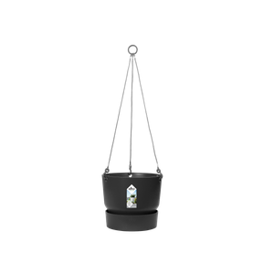 Ghiveci Elho agatator greenville, 24 cm, living black