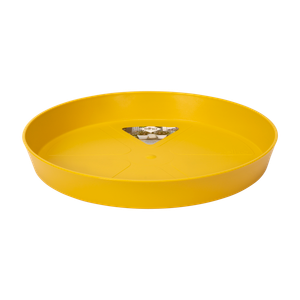 Farfurie Elho loft urban saucer round, 14 cm, galben (ochre)
