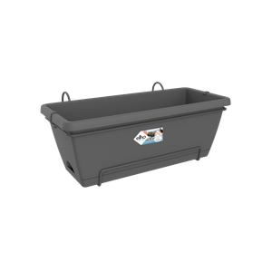 Jardinieră Elho sistem prindere barcelona xl allin1, 55 cm, anthracite