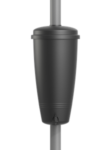 Ghiveci Elho green basics rain catcher, 35 cm, negru (living black)
