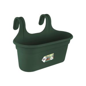 Jardinieră Elho green basics easy hanger large, L 35 × Î 26 × A 27 cm, verde (leaf green)