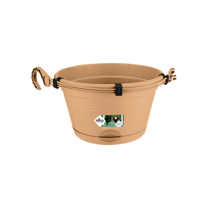 Coș Elho green basics hanging basket, 28 cm, terracotta (mild terra)