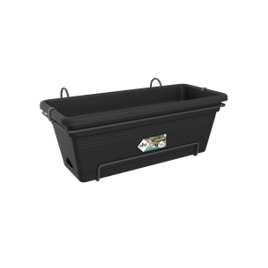 Ghiveci Elho green basics trough xl allin1, 55 cm, negru (living black)