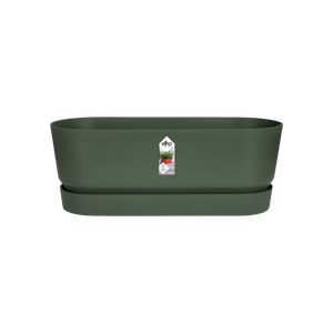 Jardinieră Elho greenville trough long, 50 cm, verde (leaf green)