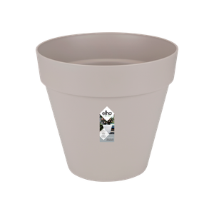 Ghiveci Elho roti loft urban rotund, 40 cm, warm grey