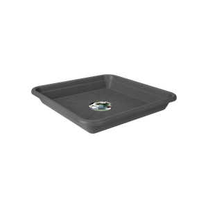 Farfurie Elho universal saucer square, 20 cm, antracit (anthracite)