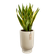 amber grail high 30cm linen white