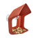 cosy window feeder 23cm tuscan red
