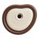 organic bird house 25cm chestnut brown