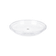 universal saucer round 30cm transparent