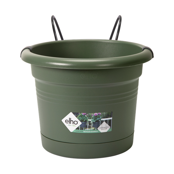 Ghiveci Elho green basics balcony potholder all-in-1, 26 cm, verde (leaf green)