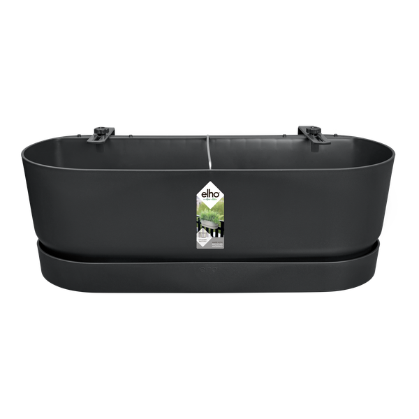 Jardinieră Elho balcon greenville easy balcony, 52 cm, living black