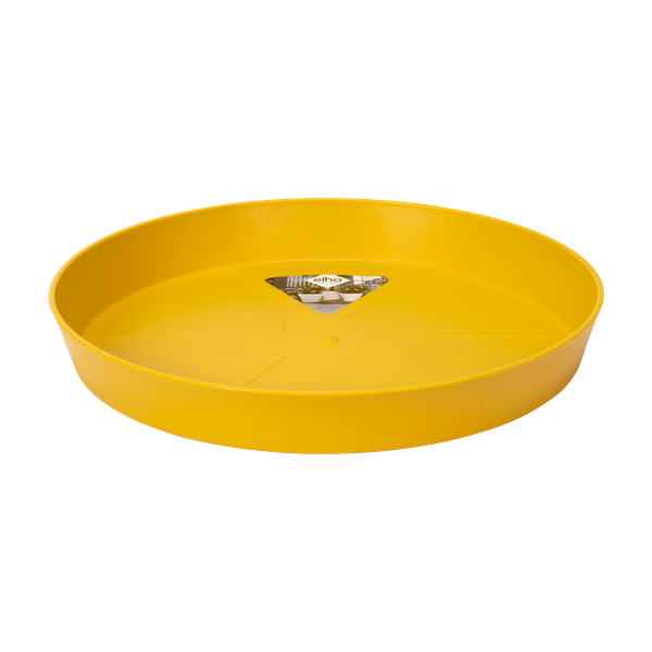 Farfurie Elho loft urban saucer round, 34 cm, galben (ochre)