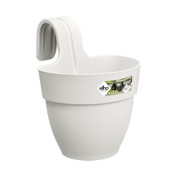 Jardinieră Elho vibia campana easy hanger small, L 21 × Î 27 × A 24 cm, alb (silky white)