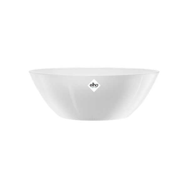 Mască de ghiveci Elho brussels diamond ovala, 36 cm, alb