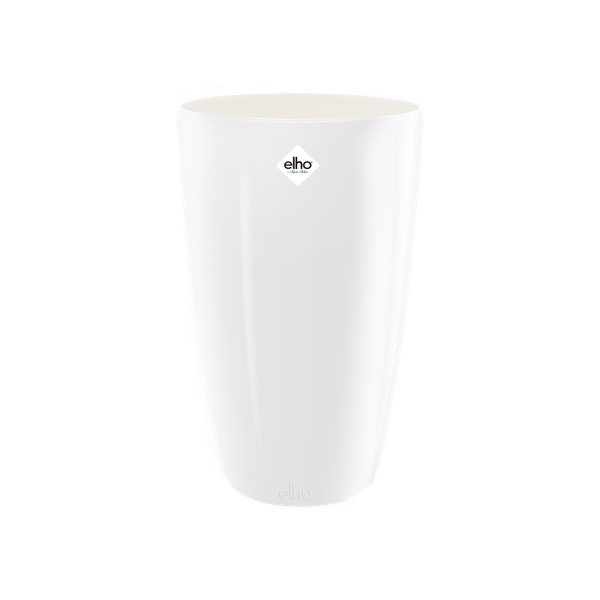 Mască de ghiveci Elho inalta brussels diamond rotund, 18 cm, alb