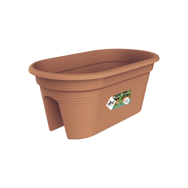 Jardinieră Elho balustrada green basics flower bridge, 55 cm, mild terra