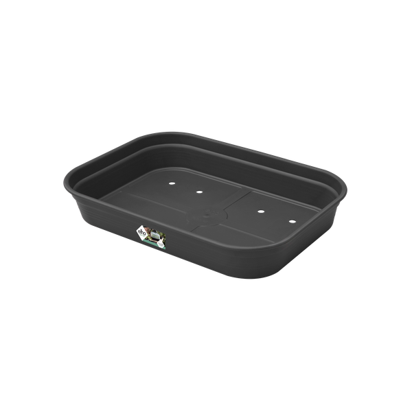Ghiveci Elho propagare green basics grow tray marimea, L 36 × Î 6 × A 27 cm, living black