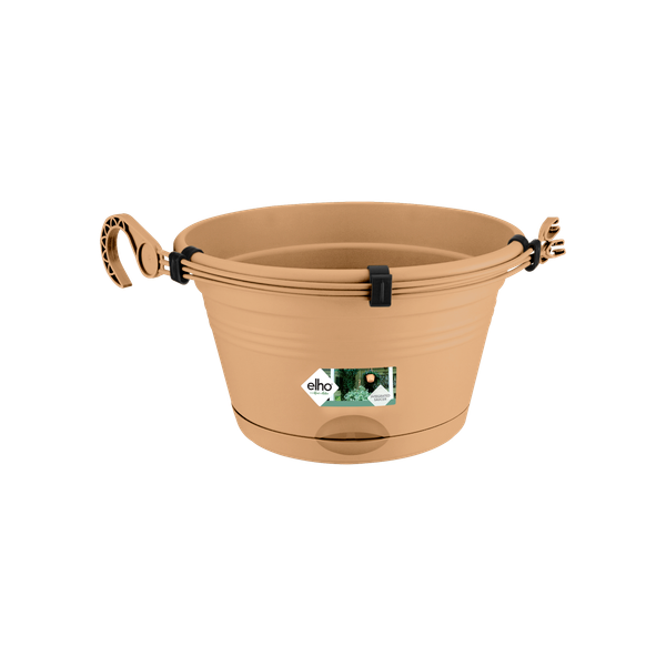 Coș Elho green basics hanging basket, 28 cm, terracotta (mild terra)