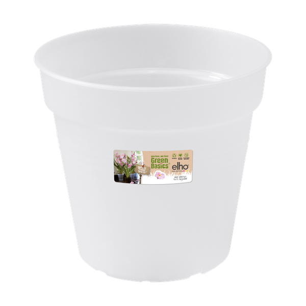 Ghiveci Elho green basics orchid, 15 cm, transparent